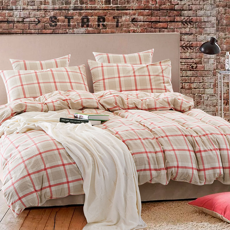 Solid color duvet set