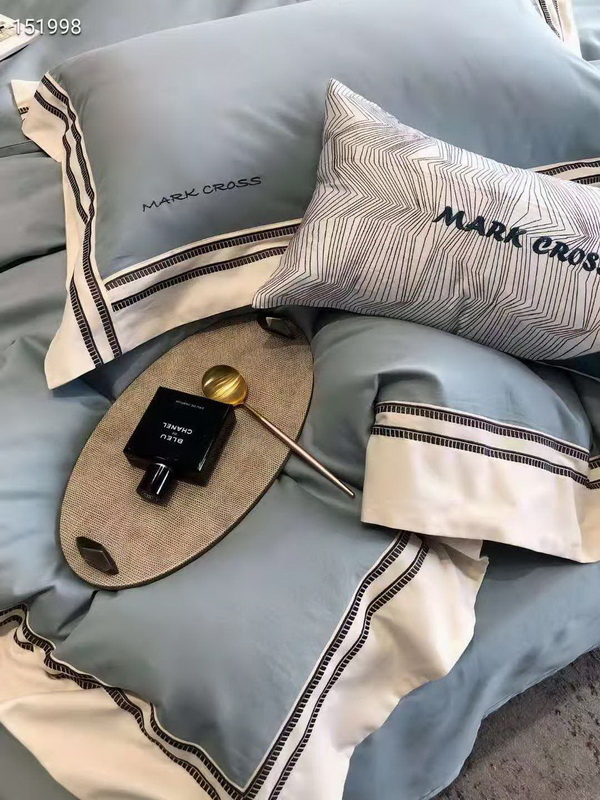 Milled fabric duvet set