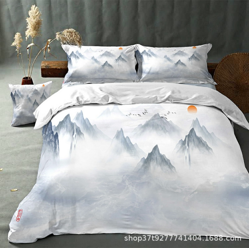 Chinese style duvet set